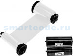 Белая лента (W) с расходным чистящим роликом, 1200 оттисков для принтеров Advent SOLID 210/310/510 (ASOL-W1200)