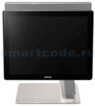 Монитор 15“ Sam4s для Jupiter, DP (DisplayPort), встраиваемый белый+серебристый, безрамочный, QCD-150